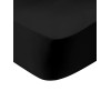Κατωσέντονο Cotton Feelings με λάστιχο 111 Black Διπλό (160x200+30)