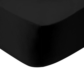 Κατωσέντονο Cotton Feelings με λάστιχο 111 Black Μονό (100x200+30)