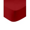 Κατωσέντονο Cotton Feelings με λάστιχο 113 Red Διπλό (160x200+30)