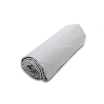 Κατωσέντονο Menta με λάστιχο 18 Light Grey Υπέρδιπλο (180x200+25)