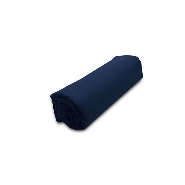 Κατωσέντονο Menta με λάστιχο 26 Navy Διπλό (160x200+25)