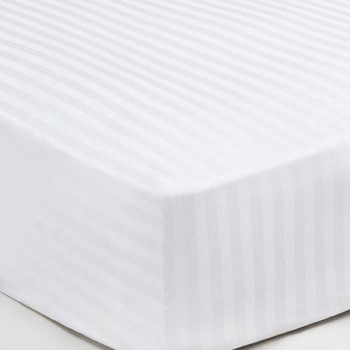 Κατωσέντονο Satin Stripes με λάστιχο Διπλό (160x200+40)