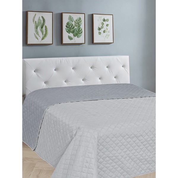 Κουβερλί Fiber Grey/Dark Grey Υπέρδιπλο (220x240)