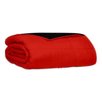 Κουβερλί percale μονόχρωμο Red Μονό (160x220)