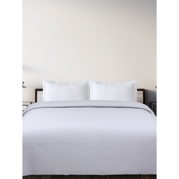 Κουβερλί Voielo Light Grey Μονό (160x220)