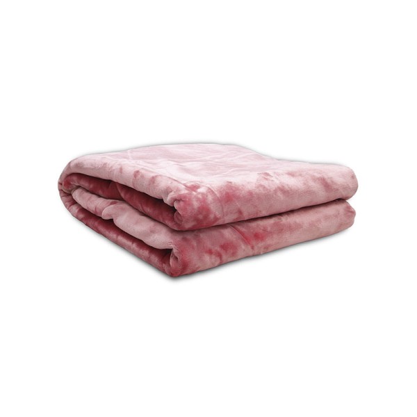 Κουβέρτα βελούδινη Iris Coral Υπέρδιπλη (220x240)