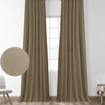 Κουρτίνα μπλακάουτ Foresta Mocha 145x280