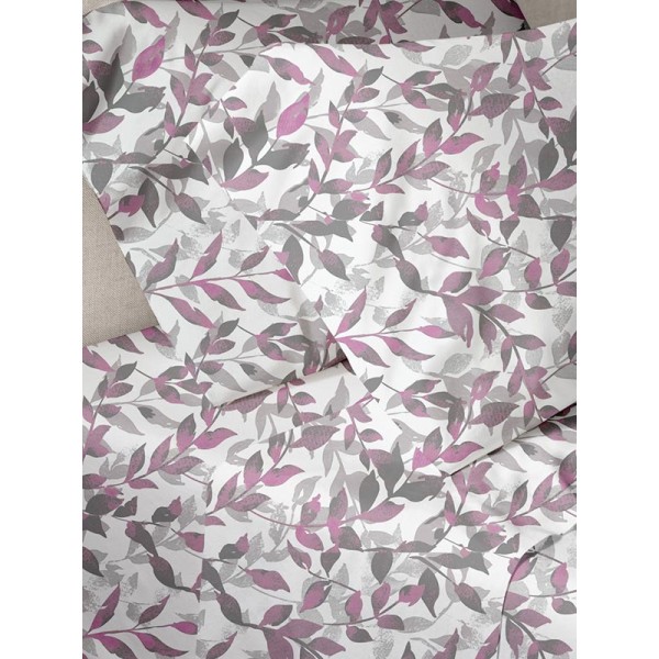 Παπλωματοθήκη Menta Εμπριμέ 050 Violet Μονή (170x250)