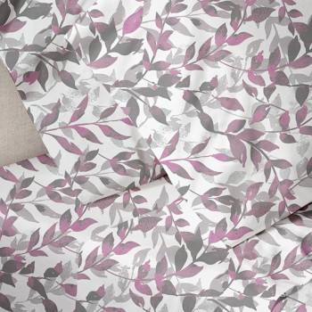 Παπλωματοθήκη Menta Εμπριμέ 050 Violet Υπέρδιπλη (230x250)