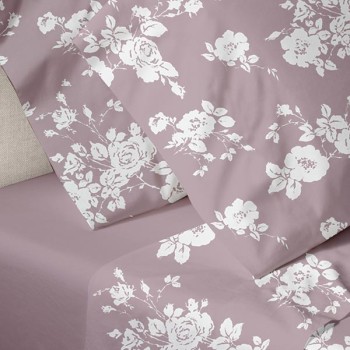 Παπλωματοθήκη Menta Εμπριμέ 950 Lila Υπέρδιπλη (230x250)