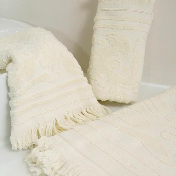 Πετσέτα Κρόσι 10 Ecru Μπάνιου (80x150)