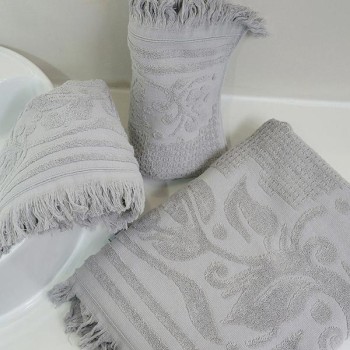 Πετσέτα Κρόσι 6 Light Grey Προσώπου (50x90)