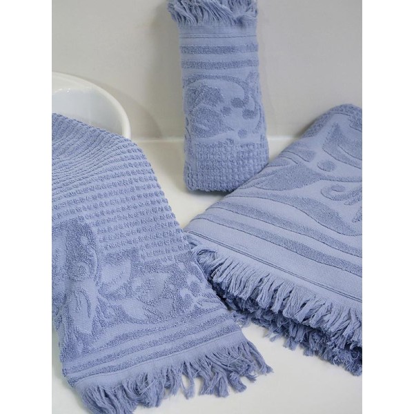 Πετσέτα Κρόσι 7 Blue Προσώπου (50x90)