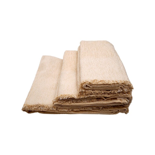 Ριχτάρι Σενίλ Frame 1 Ecru Σετ 3 τεμαχίων (1θ – 2θ – 3θ)