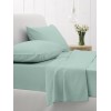 Σετ Σεντόνια Cotton Feelings 105 Aqua Διπλό με λάστιχο (150x205+30)