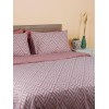 Σετ Σεντόνια Cotton Feelings 2036 Pink Διπλό με λάστιχο (150x205+30)