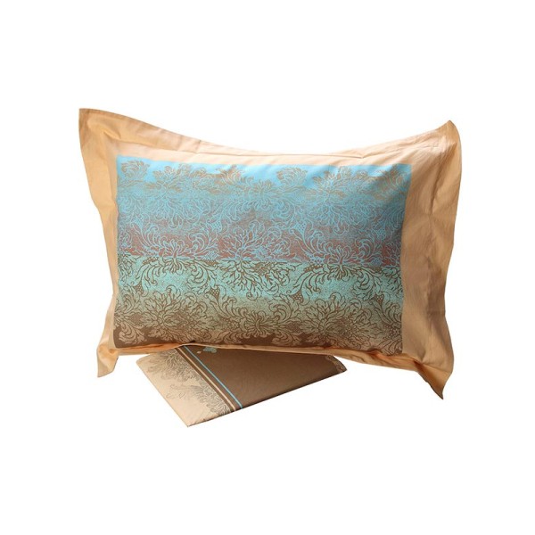 Σετ Σεντόνια Cotton Feelings εμπριμέ 873 Blue Μονό (160x260)