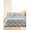 Σετ Σεντόνια Flannel 932 Grey Μονό με λάστιχο(105x205+30)