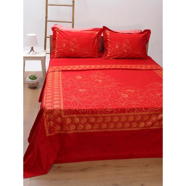 Σετ Σεντόνια Satin εμπριμέ 30272 Υπερδιπλο (235x260)