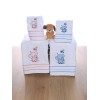 Σετ πετσέτες κεντητές Elephant 03 White/Pink