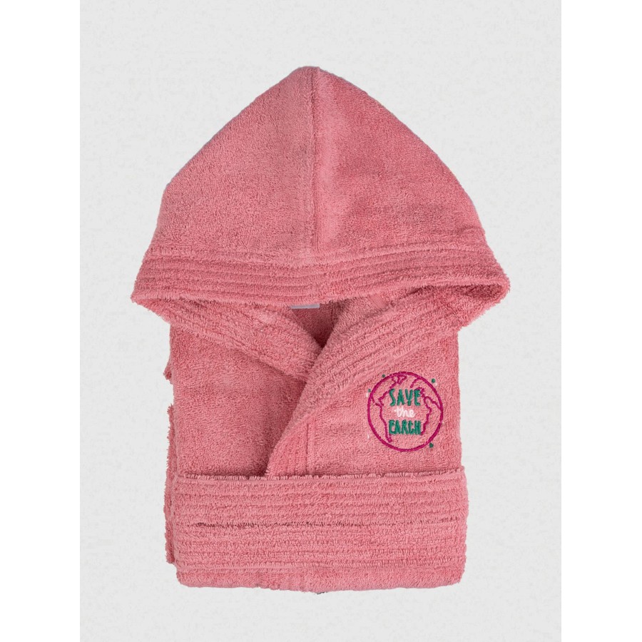 Μπουρνούζι Παιδικό Eco Coral Ηλικία 2-4