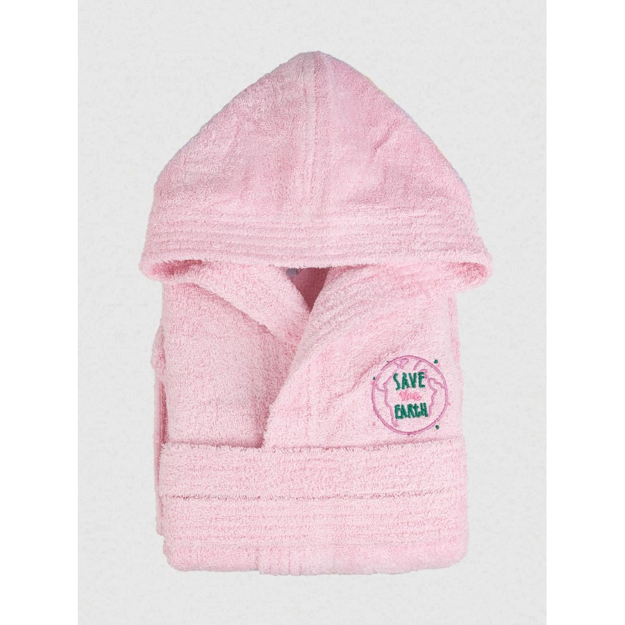 Μπουρνούζι Παιδικό Eco Pink Ηλικία 2-4