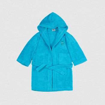 Μπουρνούζι Παιδικό Eco Turquoise Ηλικία 10-12