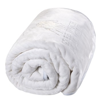 GREENWICH POLO CLUB ΚΟΥΒΕΡΤΑ VELOUR ΜΟΝΗ 3470 ΛΕΥΚΟ