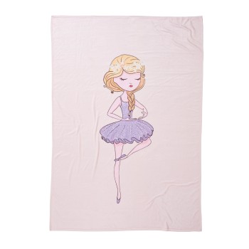 DAS BABY ΚΟΥΒΕΡΤΑ FLEECE 80X110 BABY FUN 4913 LILAC, PINK