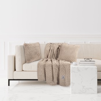 GREENWICH POLO CLUB ΚΟΥΒΕΡΤΑ FLEECE 130Χ170 3475 TAUPE