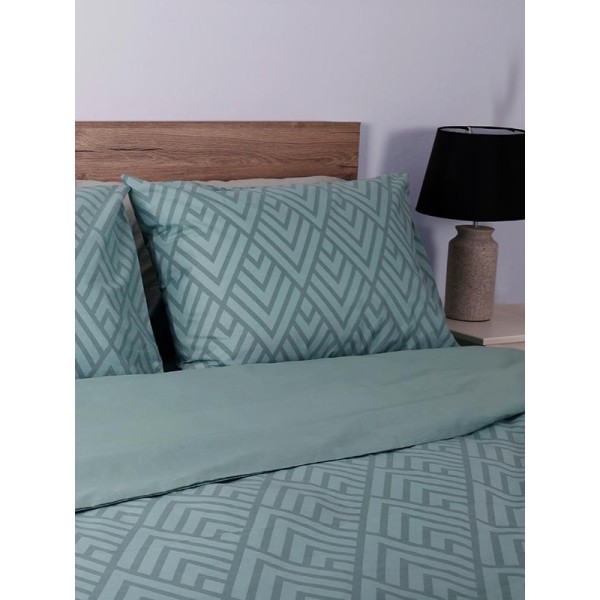 Παπλωματοθήκη Cotton Feelings 2036 Aqua Υπέρδιπλη (230x250)