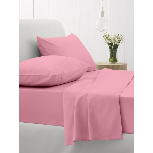 Κατωσέντονο Cotton Feelings με λάστιχο 102 Lila Ημίδιπλο (120x200+30)