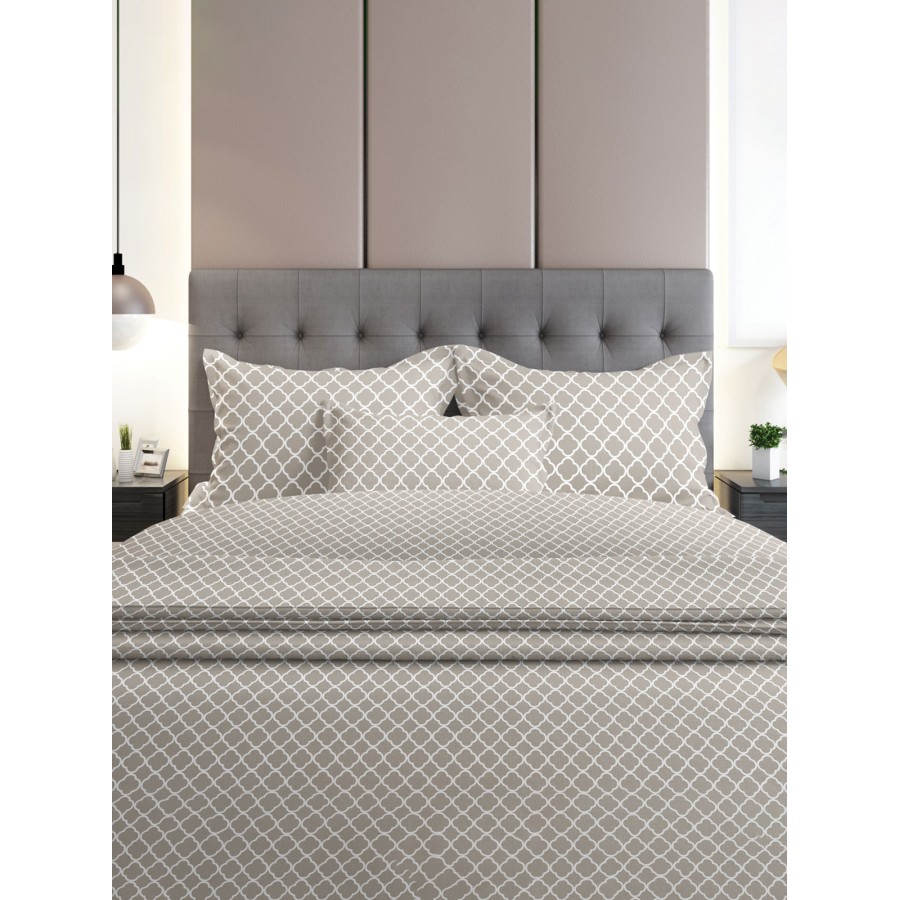 Σετ Σεντόνια Flannel 530 Grey Μονό με λάστιχο(105x205+30)
