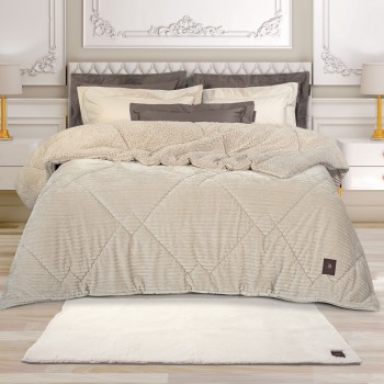 GREENWICH POLO CLUB ΧΑΛΙ 75X200 FAUX FUR 3107 ECRU