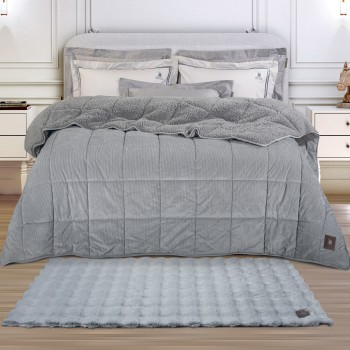 GREENWICH POLO CLUB ΧΑΛΙ 75X200 FAUX FUR 3112 GREY