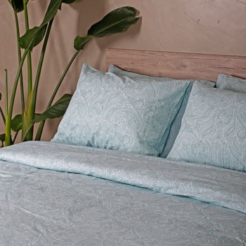 Παπλωματοθήκη Cotton Feelings 2040 Aqua Υπέρδιπλη (230x250)