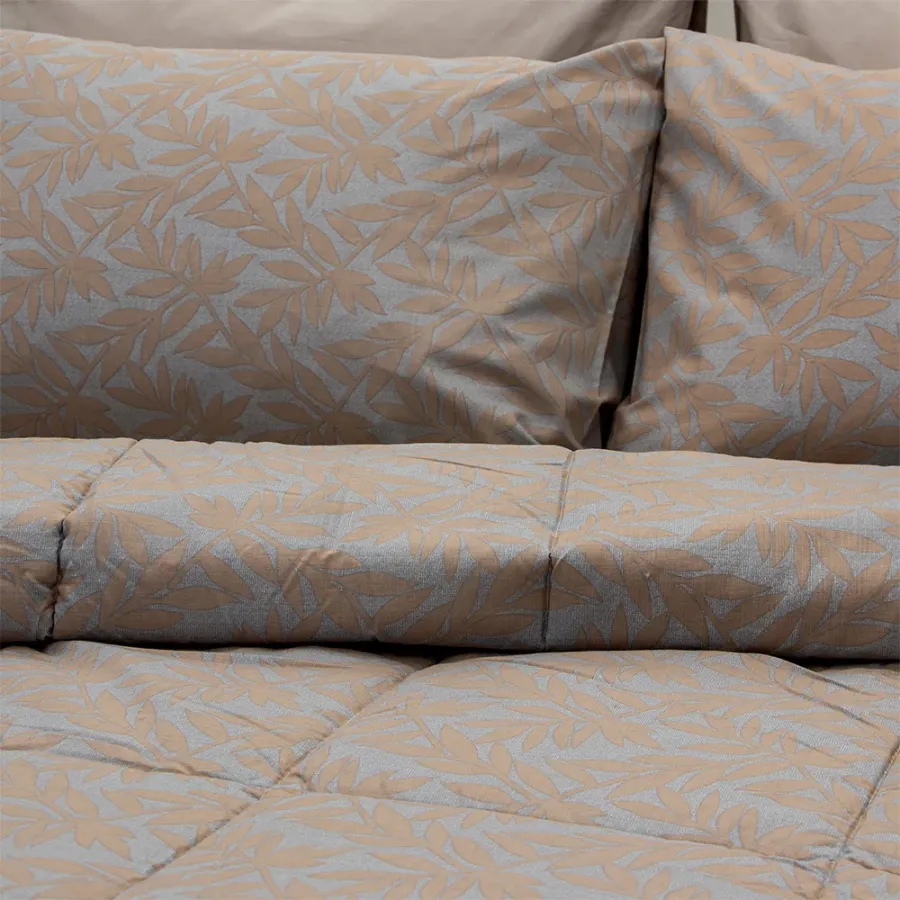 LINO ΚΟΥΒΕΡΛΙ LEAFY CORAL 160Χ240