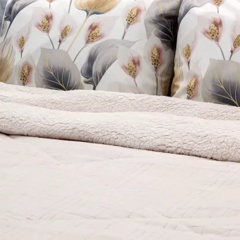 LINO ΚΟΥΒΕΡΤΟΠΑΠΛΩΜΑ DANIA ECRU 160X220