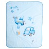 DAS BABY ΚΟΥΒΕΡΤΑ VELOUR 110X140 RELAX 4918 BLUE