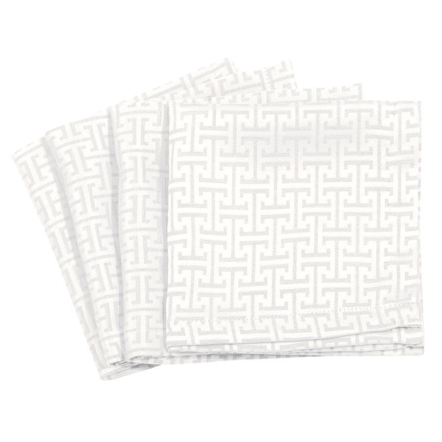 GREENWICH POLO CLUB ΣΕΤ ΠΕΤΣΕΤΕΣ ΦΑΓΗΤΟΥ 40Χ40 3006 WHITE