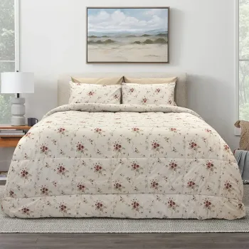 LINO ΣΕΤ ΣΕΝΤΟΝΙΑ ROSALIE RED 105X200+30