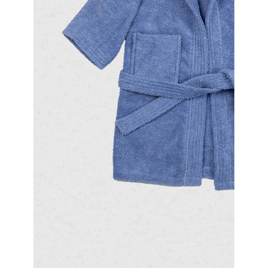 Μπουρνούζι Παιδικό Eco Blue Ηλικία 4-6