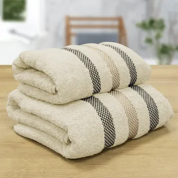 LINO ΠΕΤΣΕΤΑ BAHO ECRU 70X140