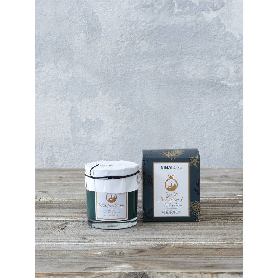 NIMA Home Αρωματικό Κερί 160gr - Wild Sandalwood