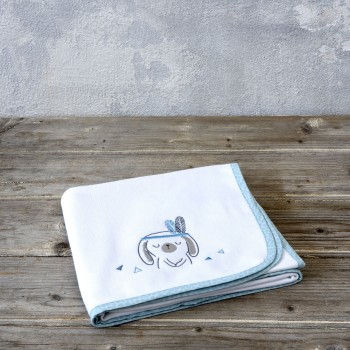 NIMA Bebe Κουβέρτα 4 Εποχών 110x140 - Little Indian Λευκό