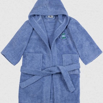 Μπουρνούζι Παιδικό Eco Blue Ηλικία 4-6