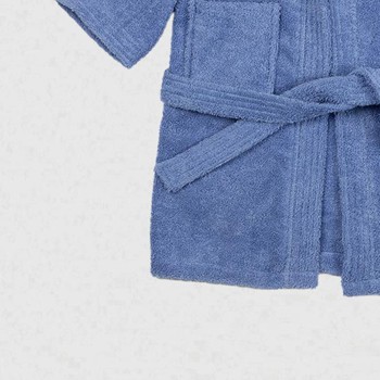 Μπουρνούζι Παιδικό Eco Blue Ηλικία 8-10