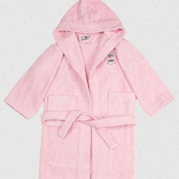 Μπουρνούζι Παιδικό Eco Pink Ηλικία 4-6