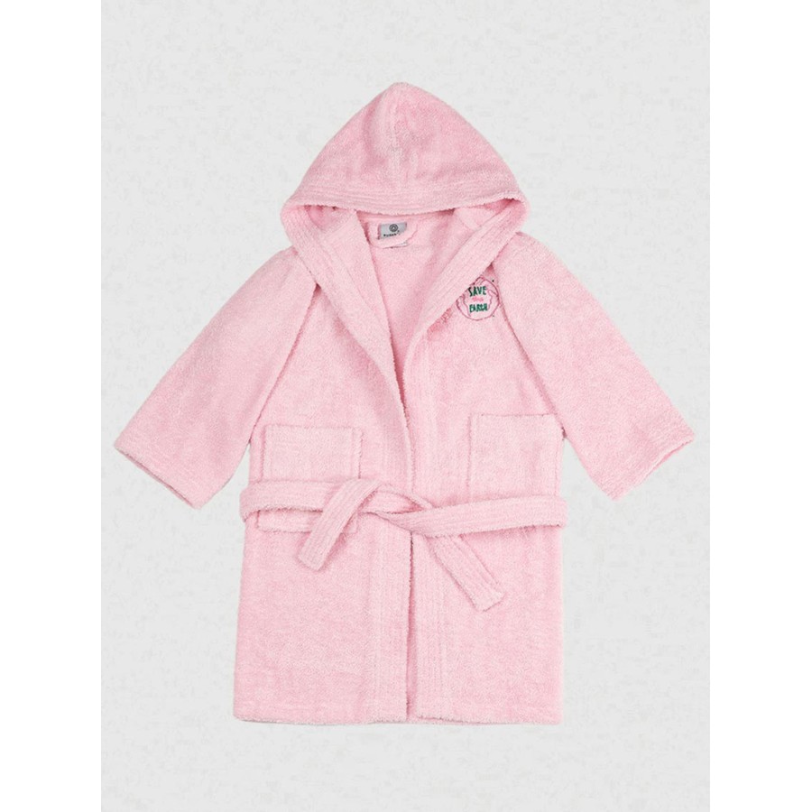 Μπουρνούζι Παιδικό Eco Pink Ηλικία 4-6