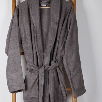 Μπουρνούζι Sato Grey Large